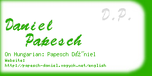 daniel papesch business card